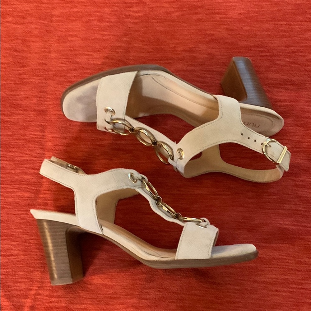 Nurture by Lamaze Cream Heels with Medium Heel and Slingback Design - Picture 2 of 6